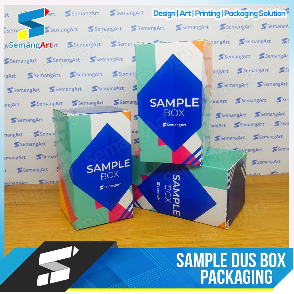 SAMPLE Dus Box Packaging Kemasan Kosmetik / Makanan Custom