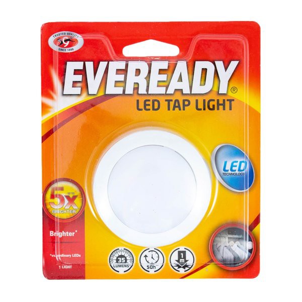 Lampu Eveready LED Tap Light lampu lemari tempel