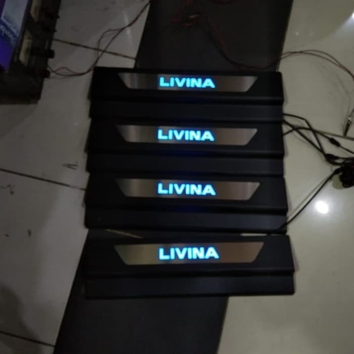 Sill Plate Samping Lampu LED Mobil All New Livina
