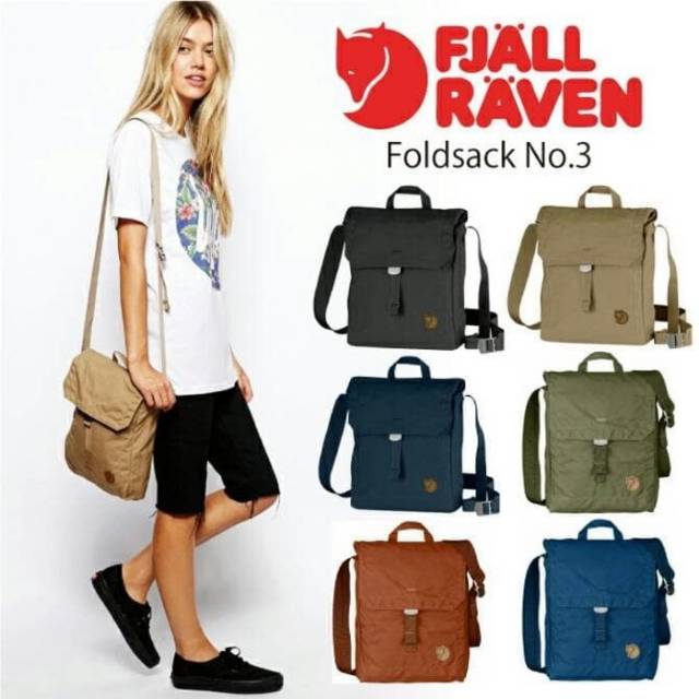 fjallraven foldsack no 3 black