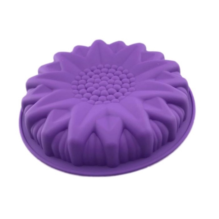 Loyang Silicone Cetakan Bunga Matahari round sunflower baking mold