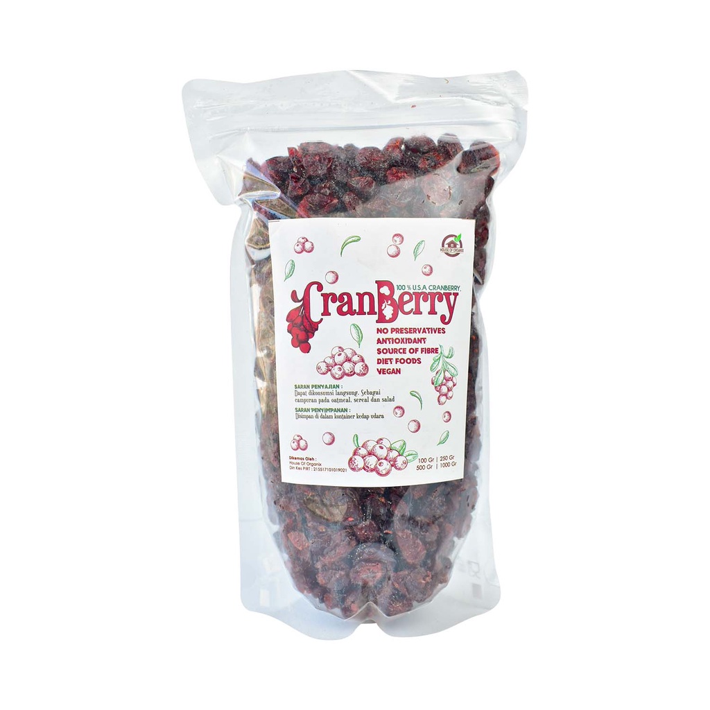 Dried Cranberry (Kranberry Kering) 500 Gr