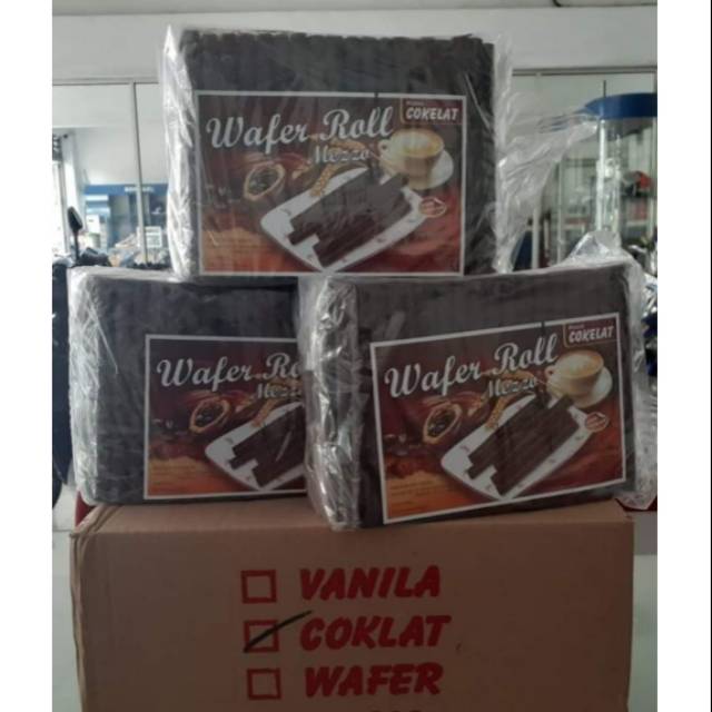 

Wafer roll rasa coklat