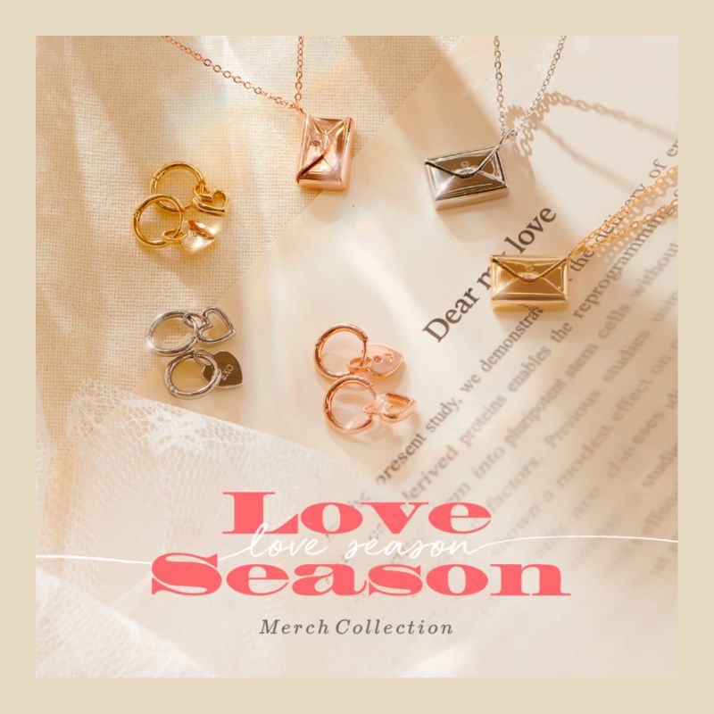 [READY STOCK EARRINGS JAEMIN] SM ARTIST - LOVE SEASON LETTER