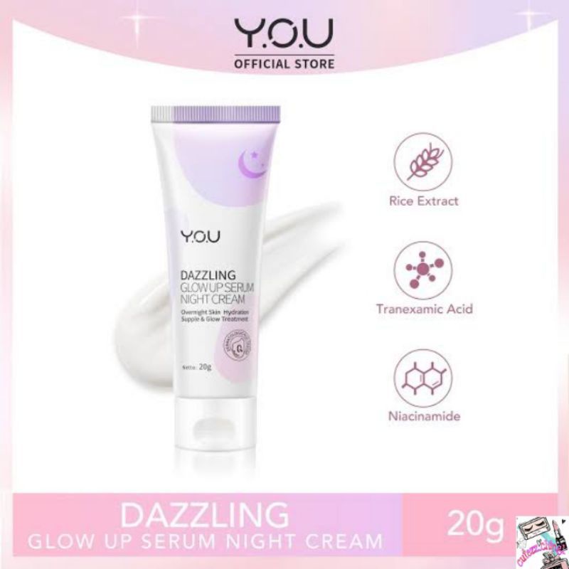 ☃Cutezz_Ching1☃YOU Dazzling Series ♡Protection Day Cream♡Serum Night Cream♡Tone Up Face Cream♡Facial Foam♡Tone Up Spray♡Clear Toner120ml♡Body Cream♡