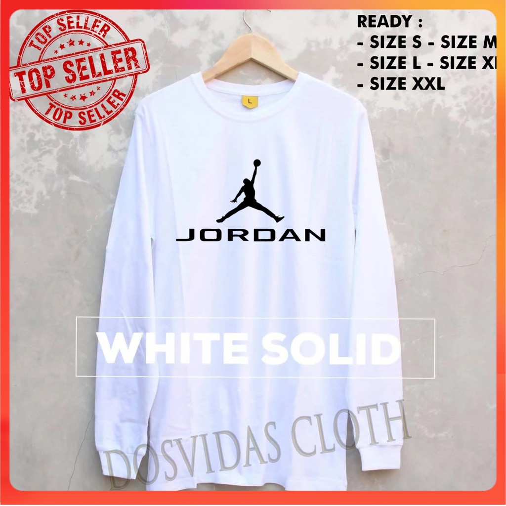 Import Quality MURAH BAJU KAOS LENGAN PANJANG MICHAEL JORDAN keren AIR JORDAN