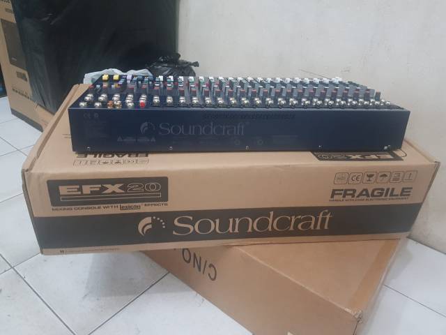 MURAH MIXER SOUNDCRAFT EFX20/EFX 20 EFFECT LEXICON ( 20 Channel  )BARU