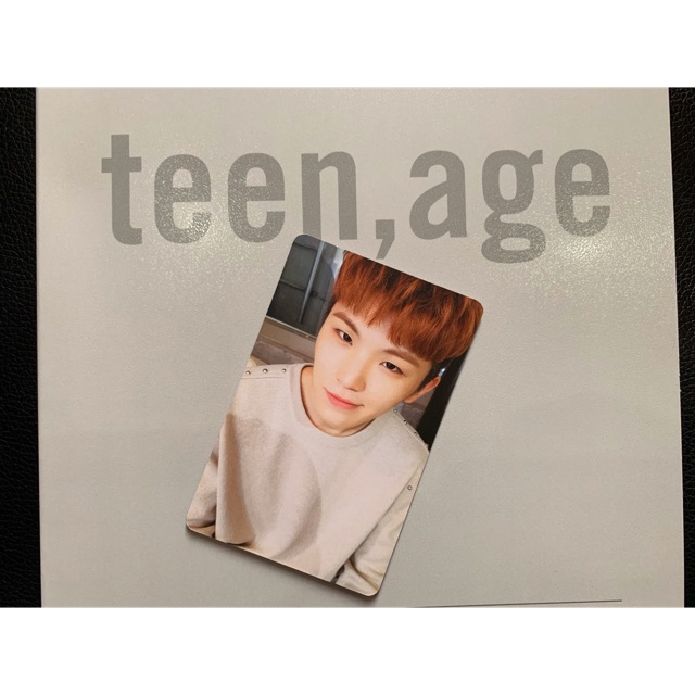 SEVENTEEN WOOZI OFFICIAL PHOTOCARD/PC TEEN,AGE WHITE VERSION