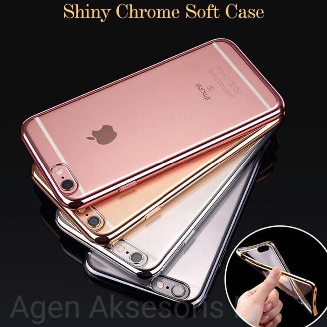 Soft Case List Chrome Zenfone 2 Laser 5 inc Asus ZE500KL Z00RD ZE500KG