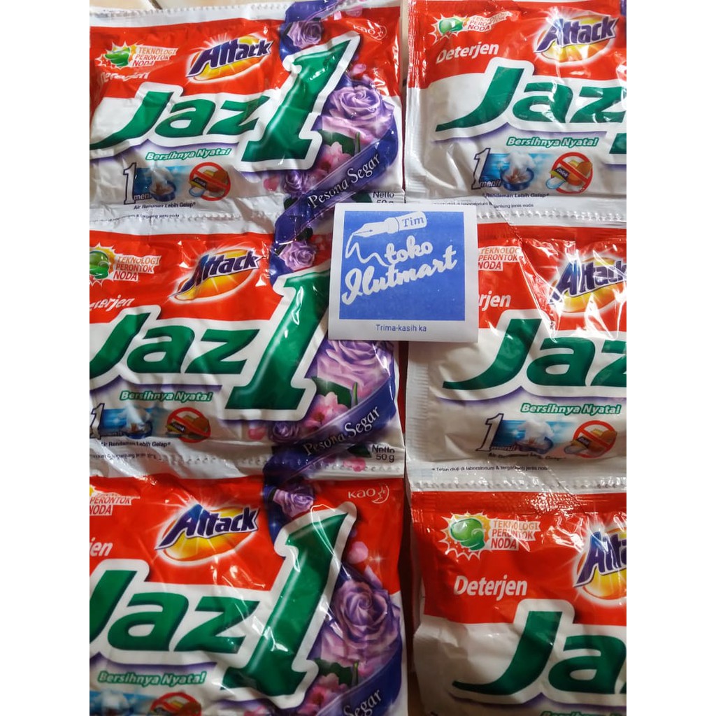 attack JAZ1 50g renceng.isi 6sachet