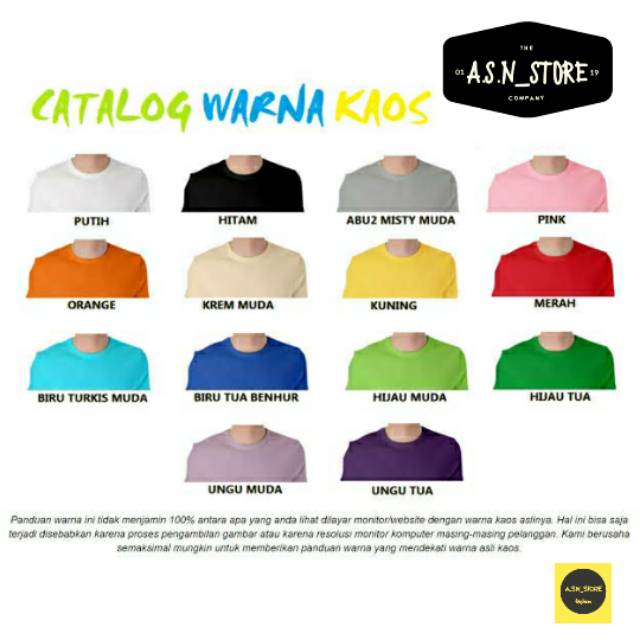 Kaos Polos Combed 30s Cotton Premium Kaos Pria Wanita Unisex