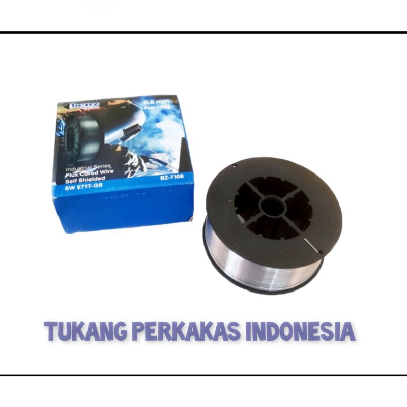 KAWAT LAS FLUX CORE 0,8MM 1KG/KAWAT LAS MIG TANPA GAS