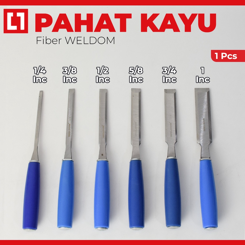 Pahat Kayu Fiber - 1/4'' 3/8'' 1/2'' 5/8'' 3/4'' 1'' - Weldom