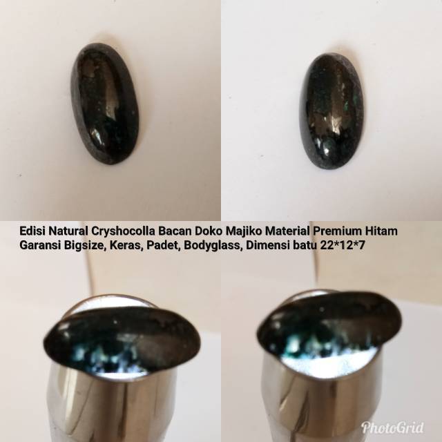 Bacan doko majiko garansi kristal
Natural Cryshocolla edisi Material Premium Hitam