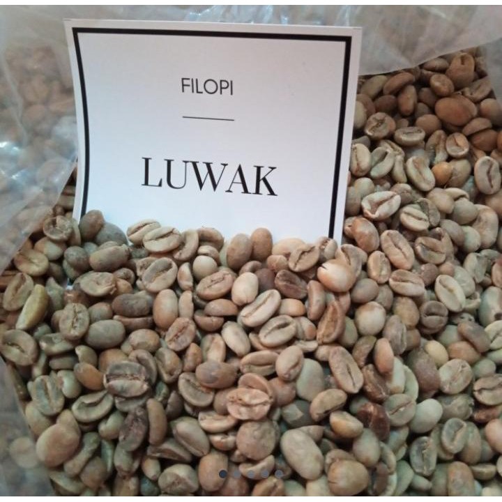 

Green Bean Arabica Luwak 500gr Bali - Kintamani