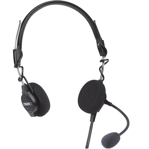 TELEX AIRMAN 750 DUAL GA HEADSET - Aviation Headset Airbus Plug