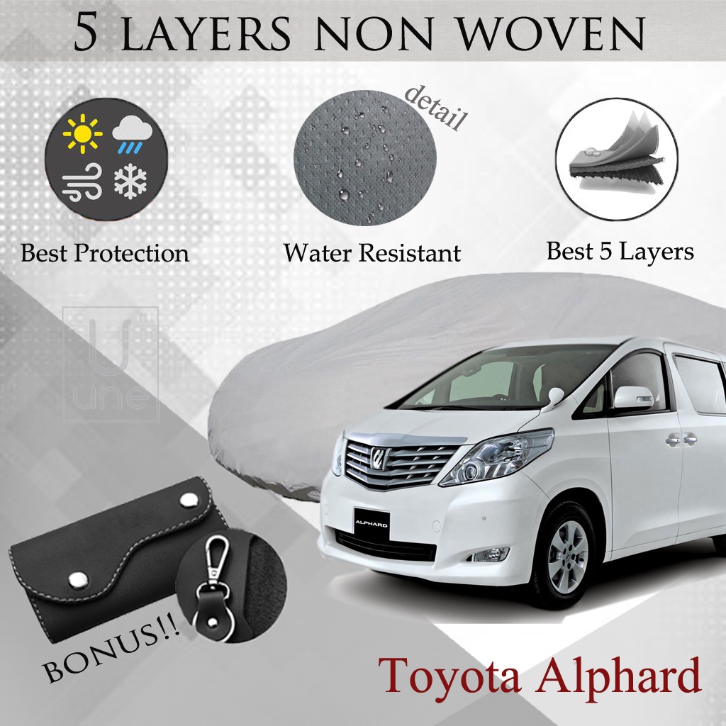 Cover Sarung Mobil ALPHARD VELLFIRE 5 Layer Protection