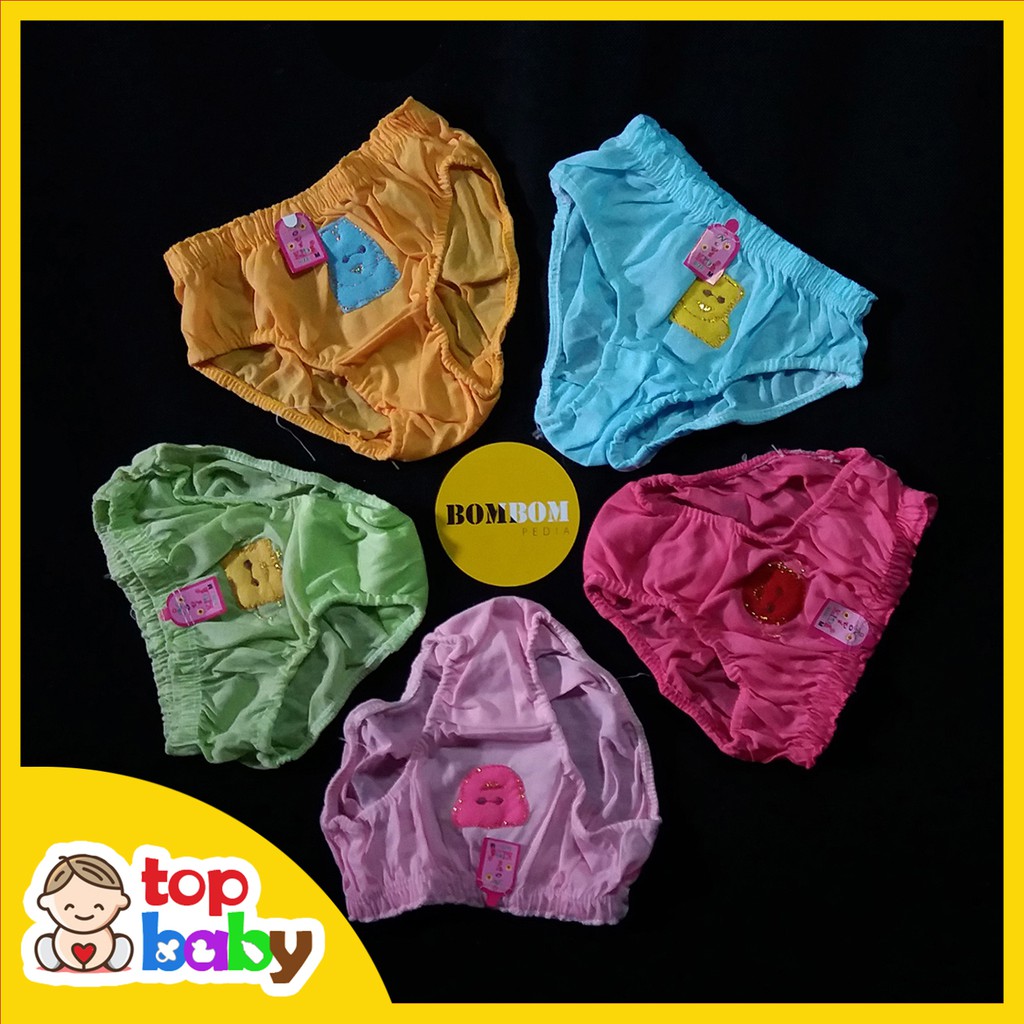 Celana Dalam Bayi Perempuan Novi Kids Size M CD05 (3 pcs)