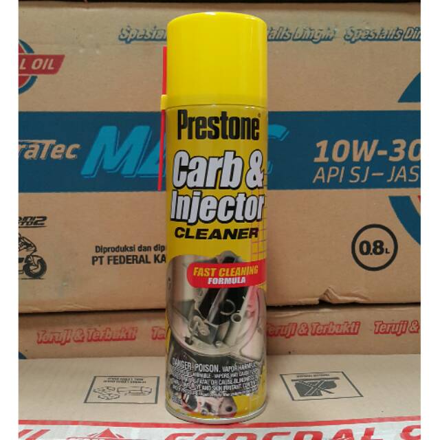 PEMBERSIH KARBURATOR / CARBURETOR &amp; INJECTOR CLEANER PRESTONE 500 ML