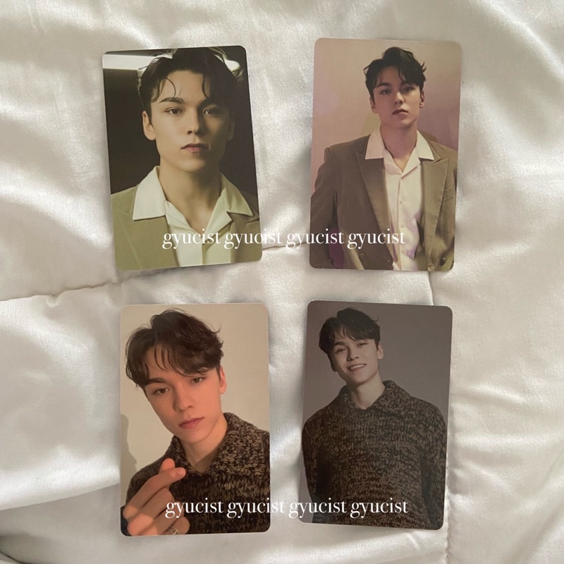 photocard pc vernon, seventeen incomplete, henggarae set ver, semicolon mecima benefit