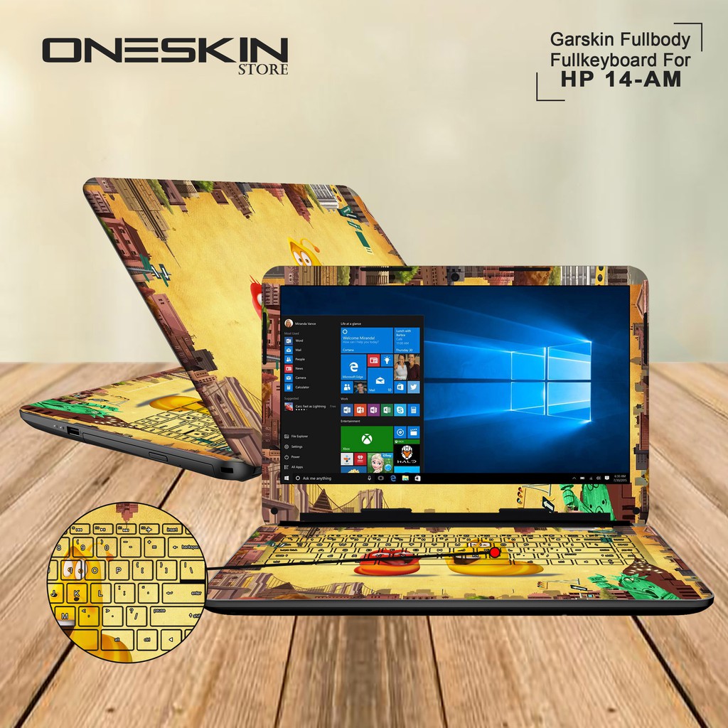 Garskin Laptop Cover Fullbody Hp 14-AM049TX 14-AM072TU 14-AM125TX