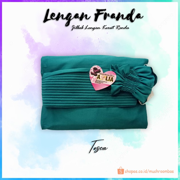 Jilbab Lengan Franda Hijab Lengan Syari Renda by Azlia-Tosca