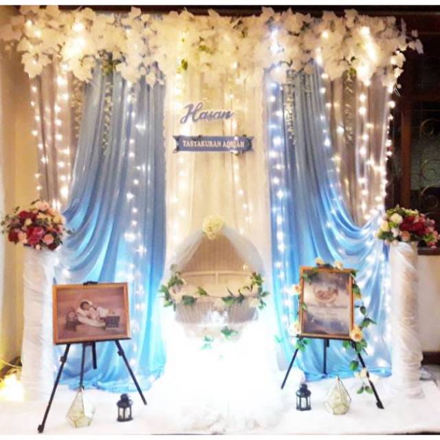  Dekorasi  Aqiqah  for baby boy Shopee Indonesia