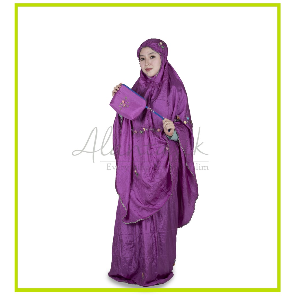 mukena traveling parasut eversyn handmade (R.12)