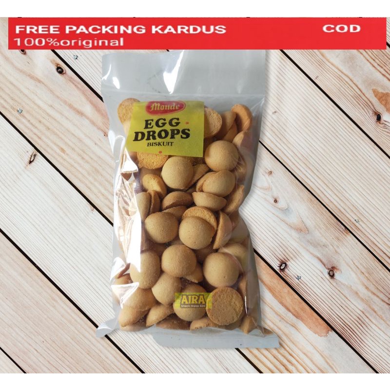 

Snack Af Kiloan Biskuit Monde Eggdrop/Eggball 250gr
