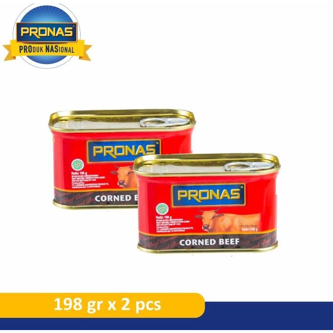 

vaargavaldian5678 Pronas Kornet Sapi Regular 198 g (kemasan kaleng EOE) bundling 2 pcs TERLARIS TERPERCAYA ORIGINAL