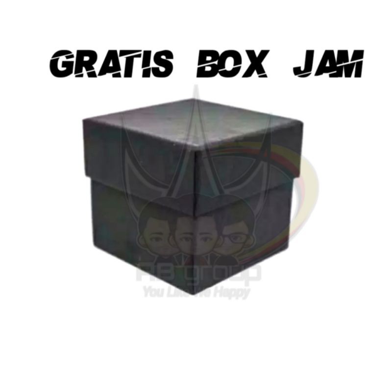 AB | Free BOX dan Batrai |Jam Tangan Custom Desain Foto | Bisa Request Desain