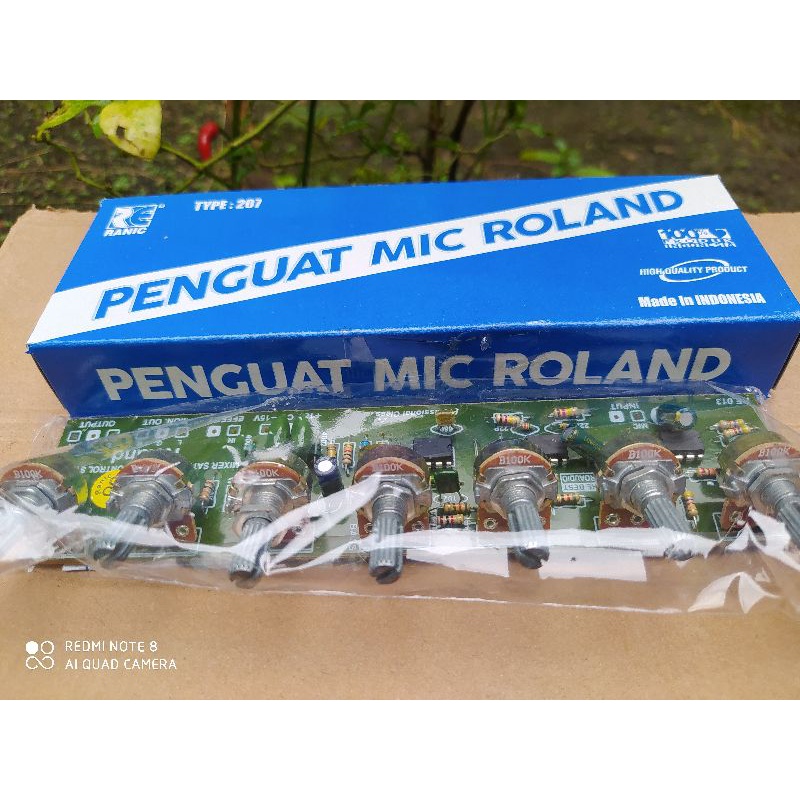 Penguat Mic Roland 7 potensio
