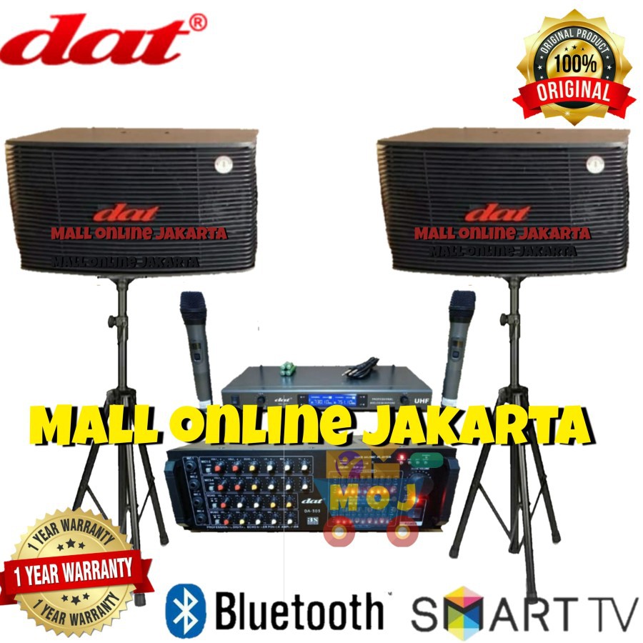 Paket karaoke Dat 10 inch Original Full set sound system da 303