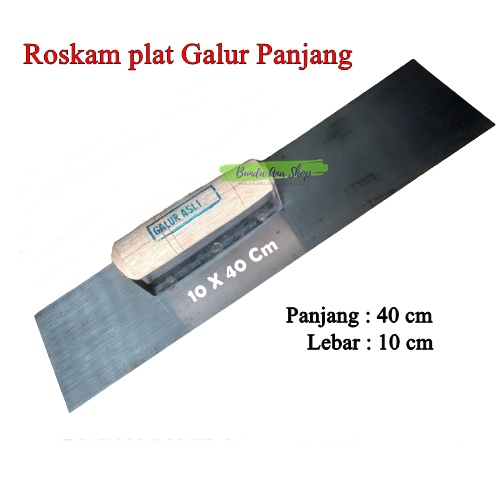 Roskam galur asli Reskam plat besi acian panjang 40 cm
