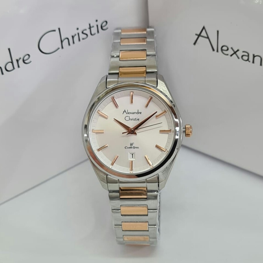 ORIGINAL Jam Tangan Wanita Alexandre Christie AC 8638 / AC8638 / 8638 Garansi Resmi 1 Tahun.