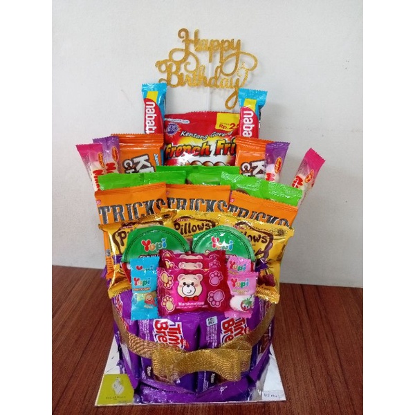 

Snack tower ready kado ultah