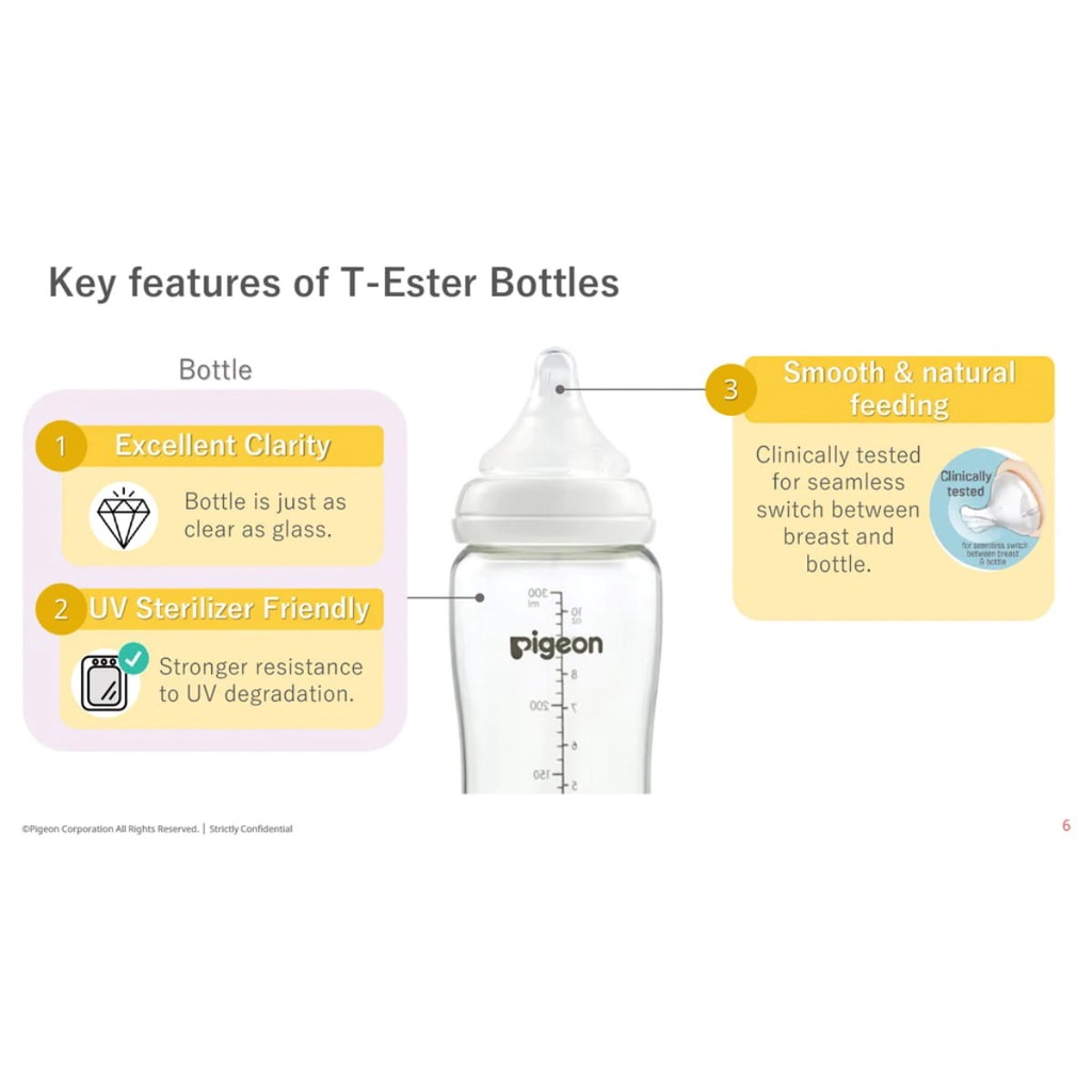 Pigeon Premium Care SofTouch T-Ester Bottle