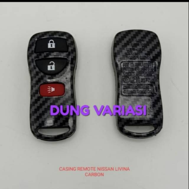 Cassing remote mobil Nissan Livina carbon