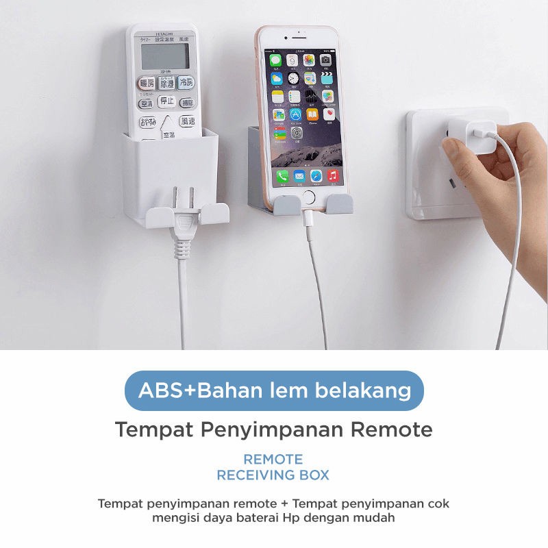 Tempat HP Remote Tv Gantung Dinding Wall Holder Wadah Hand Phone Cas Premium Berkwalitas Murah