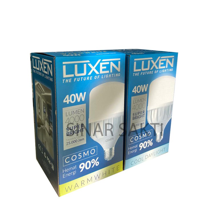 LUXEN LAMPU LED BOHLAM CAPSULE 40 WATT KUNING / PUTIH