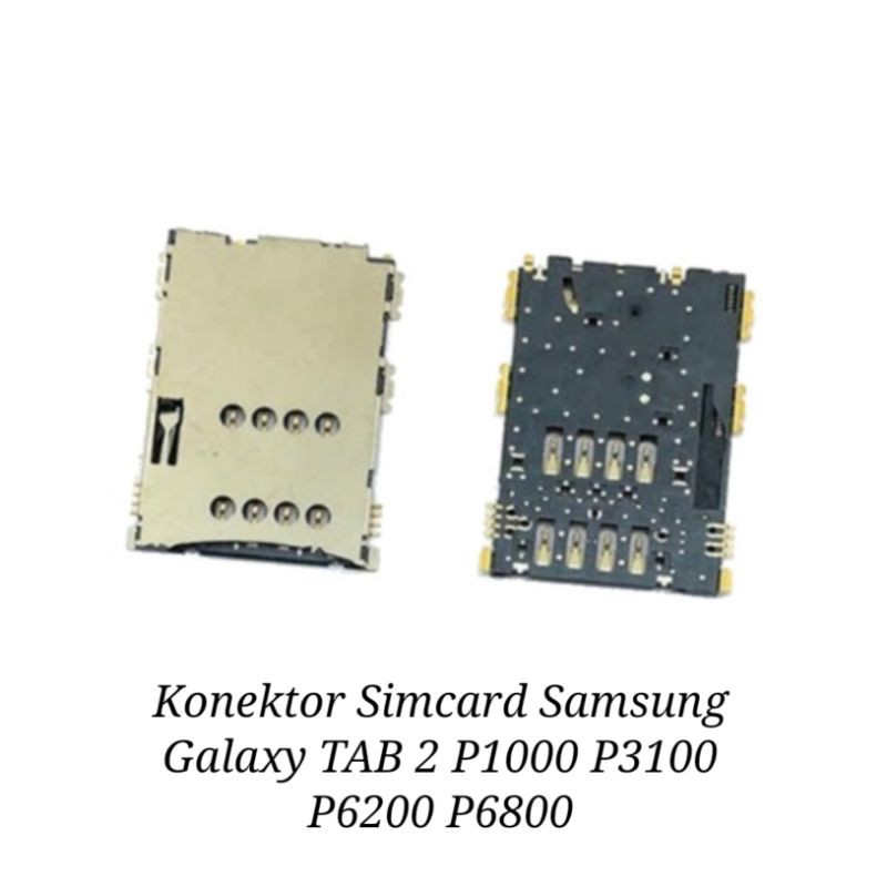 Konektor Connector Simcard Samsung Galaxy TAB P1000 / P3100 / P6200 / P7500 / P6800