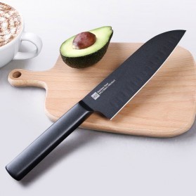 Xiaomi Mijia Huohou Pisau Dapur Kitchen Knife 2 PCS - HU0015 - Black