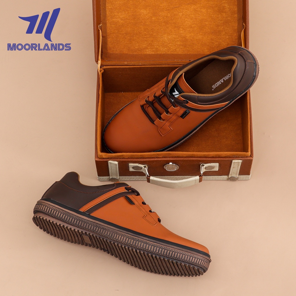 MOORLANDS Original Sepatu Kasual Kerja Pria Sepatu Semi Formal Pria Tali COD