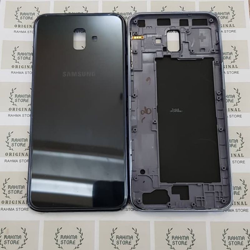 BACKDOOR BACK COVER CASING KESING HOUSING FULLSET BEZEL BAZZEL SAMSUNG GALAXY J6+ PLUS J610 ORIGINAL