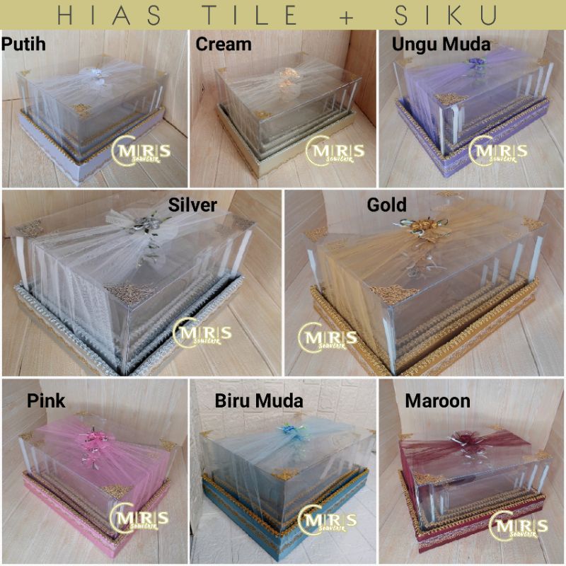 Jual Kotak Hantaran Seserahan Tutup Mika Include Hiasan Tinggal Pakai Isi 4 Box Tempat Mahar Pengantin Pernikahan Lamaran