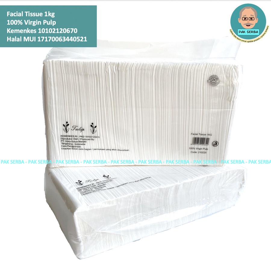 Tulip Facial Tissue 1kg / Tisu Wajah 1000gr