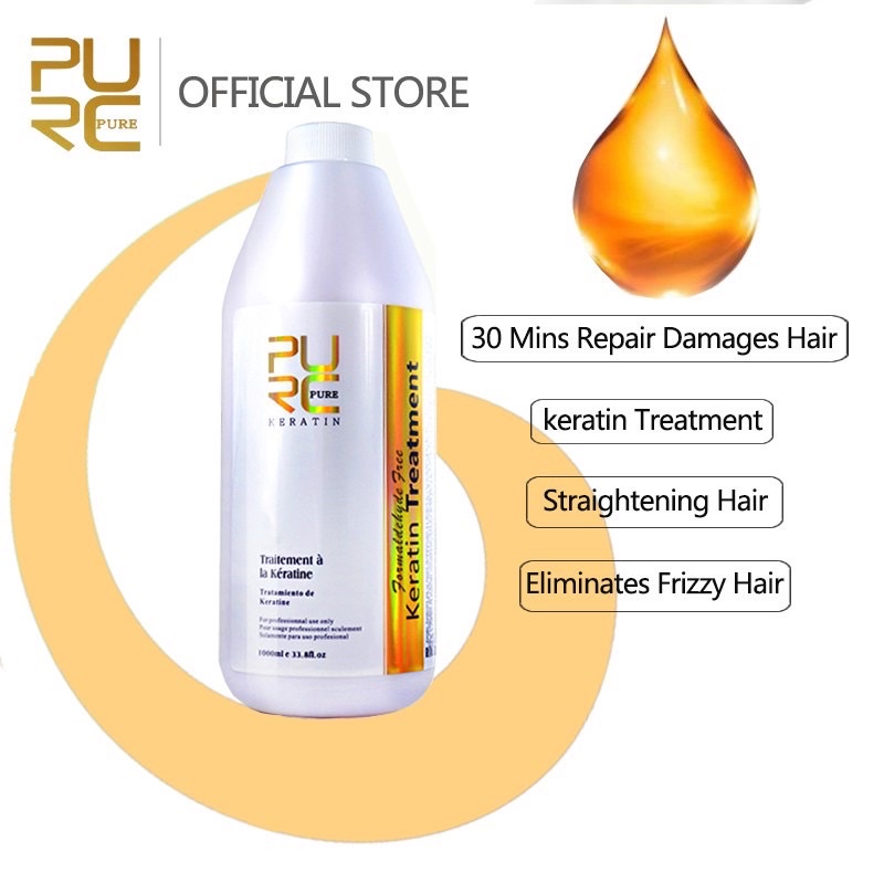 TERMURAH READY PURE PURC Keratin Treatment Smoothing Rambut Brazilian 5% 8% 12% pure ready