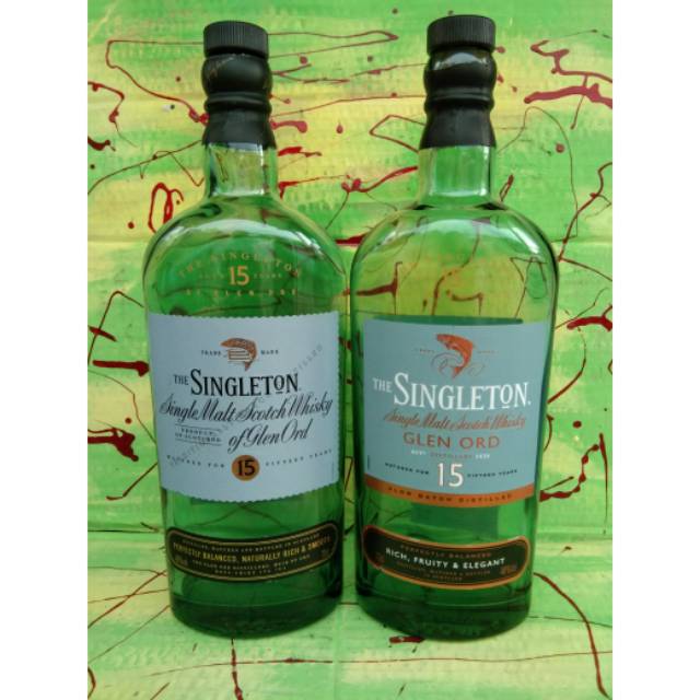 Botol bekas minuman keras singleton miras whisky