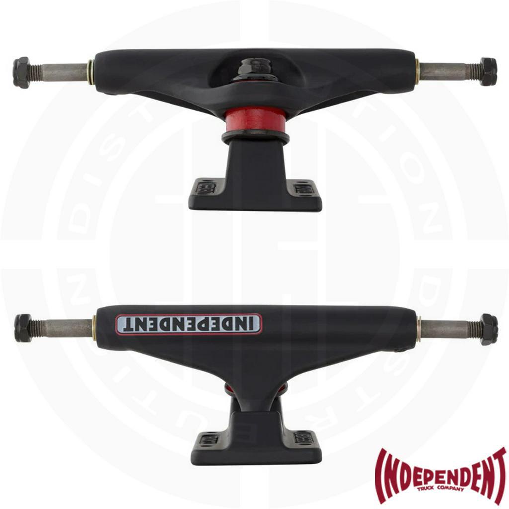 INDEPENDENT 139 Stage 11 Bar Flat Black Standard Skateboard Trucks