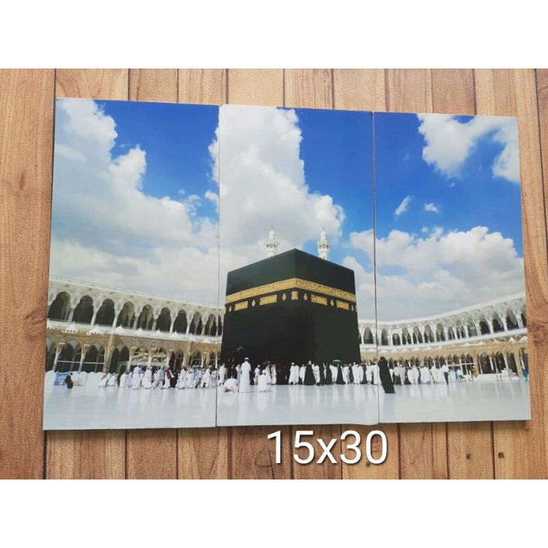 Pajangan KA'BAH SATU SET ISI 3